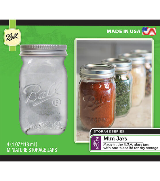 Ball Mason Jars Variety Pack, Glass Food Storage