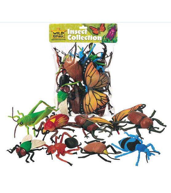 Wild Republic 10ct Polybag Insect Figurines