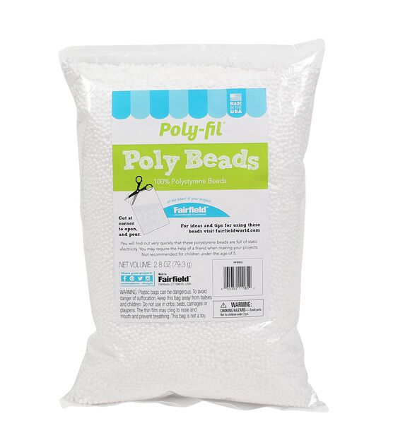 Poly-Fil Poly Beads 2.8 ounce Bag