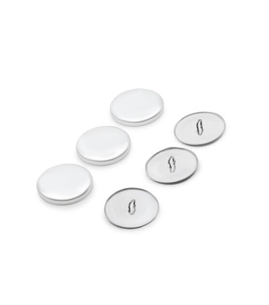 Dritz 1-1/8" Cover Button Refill, 3 Sets, Nickel, , hi-res, image 4
