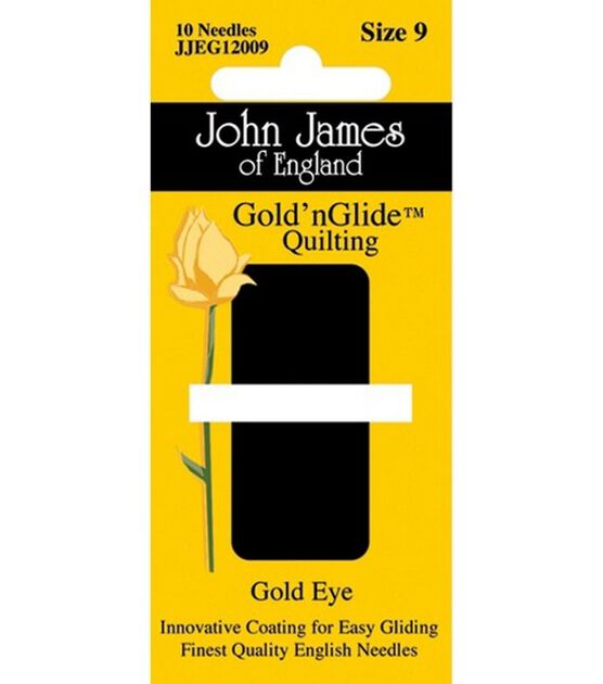 John James Gold'n Glide Quilting Needles Size 9