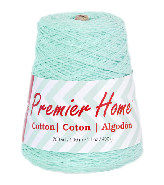 Premier Yarns Home Cotton Yarn - Solid Cone Pastel Blue