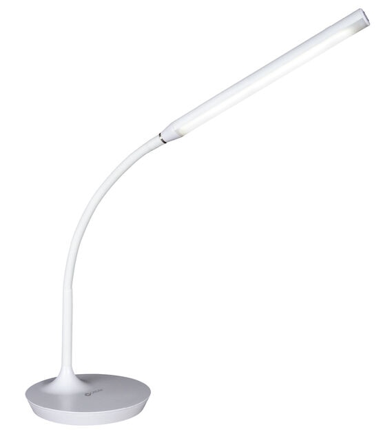 OttLite Mood LED Desk Lamp with Color Changing Base USB, Touch Activated  Controls, Flexible Neck