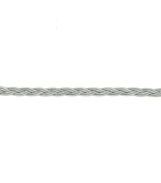 Simplicity Metallic Braid Trim 0.19'' Silver, , hi-res, image 2