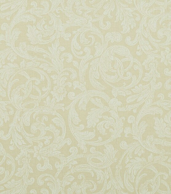 Rutabaga Floral Scroll 108" Wide Cotton Fabric