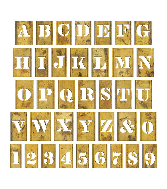 Tim Holtz Idea Ology 37pc Gold Chipboard Stencils, , hi-res, image 2