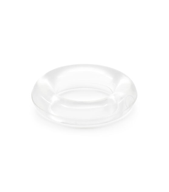 Clear Half Inch Plastic Rings- 24 Count
