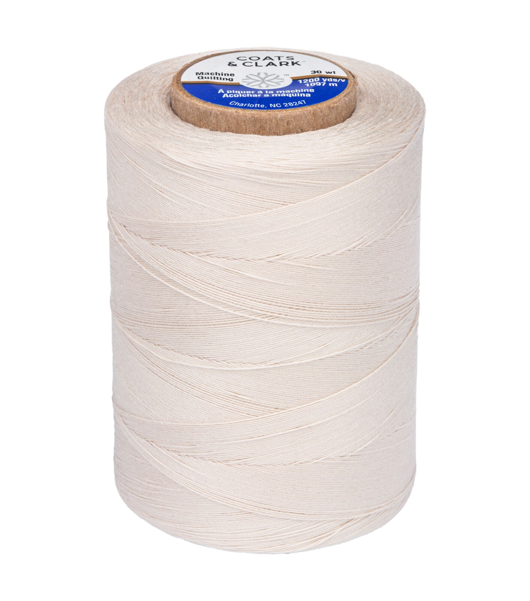 Coats & Clark Machine Quilt Cotton Thread, 0256 Natural, hi-res