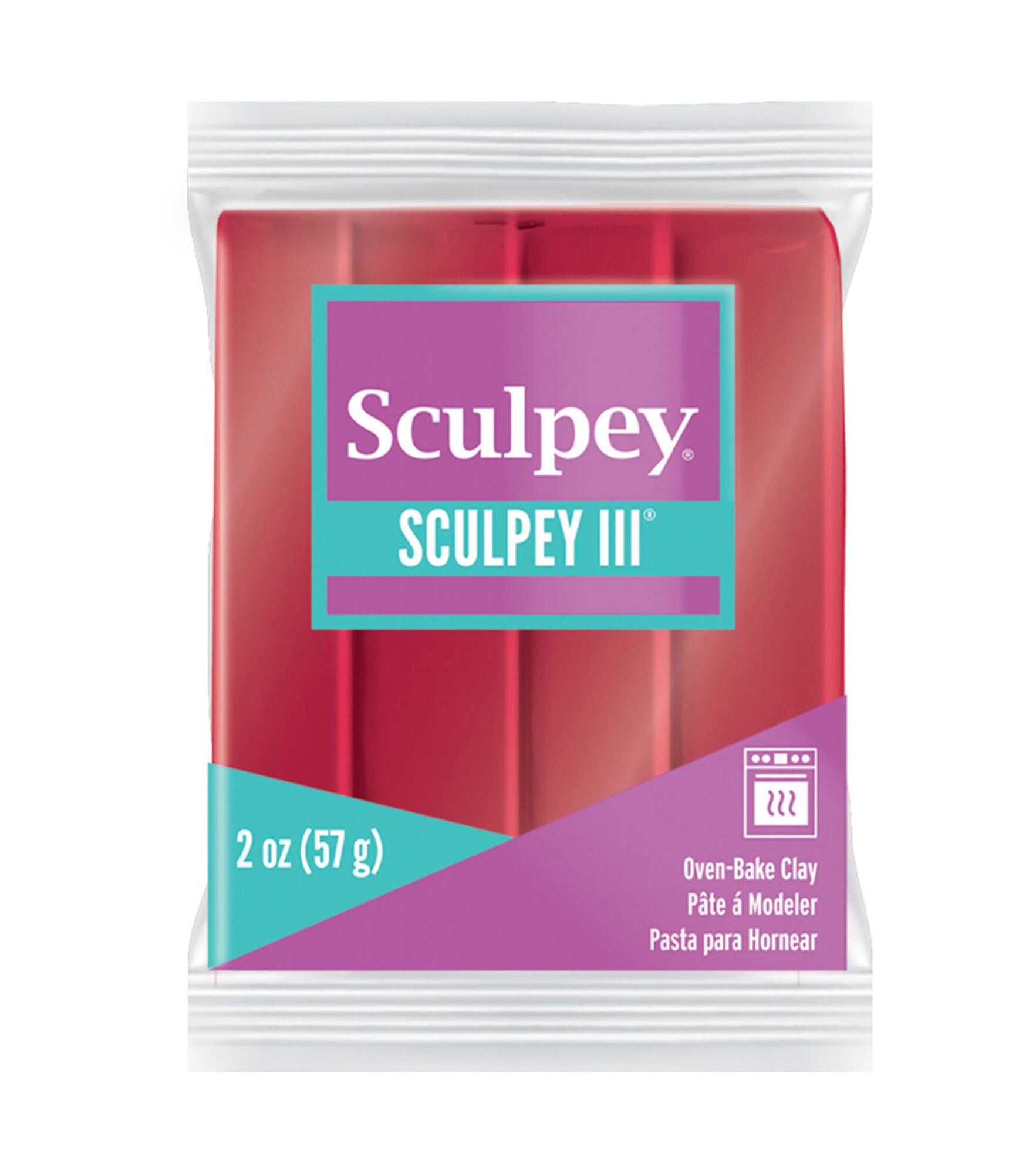 Sculpey 2oz Oven Bake Polymer Clay, Deep Red Pearl, hi-res
