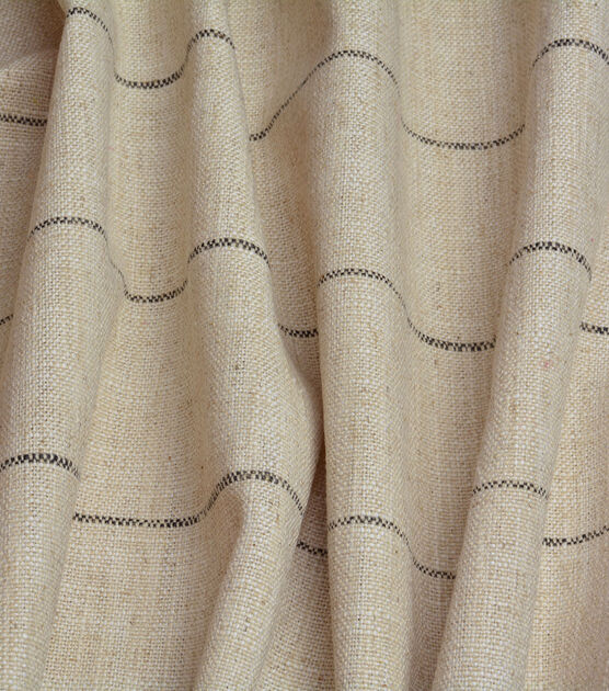 Performance+ Upholstery 6"x6" Fabric Swatch Huntington Stripe Jute, , hi-res, image 2