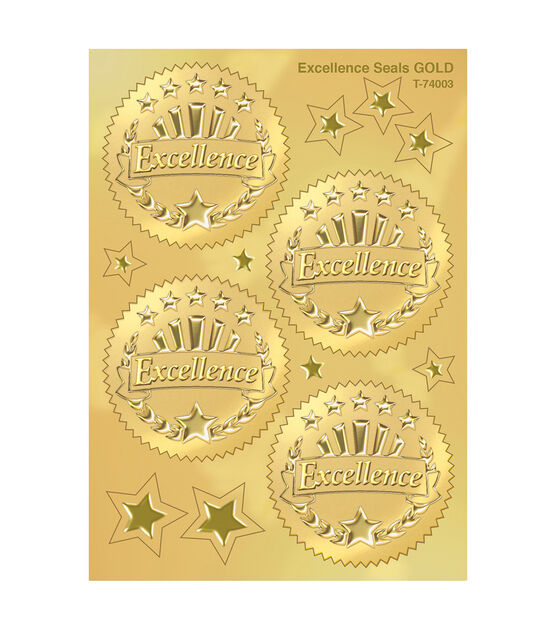 TREND 2" Gold Stickers Excellence Award Seals 192pc