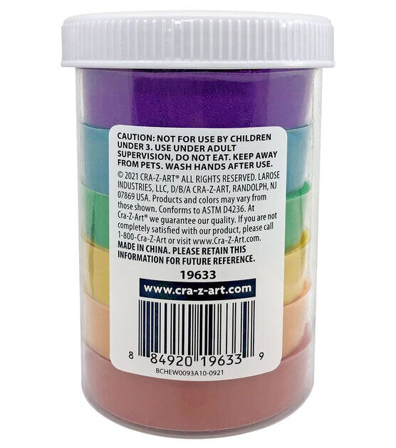 Cra-Z-Art 20oz Rainbow Sand, , hi-res, image 2