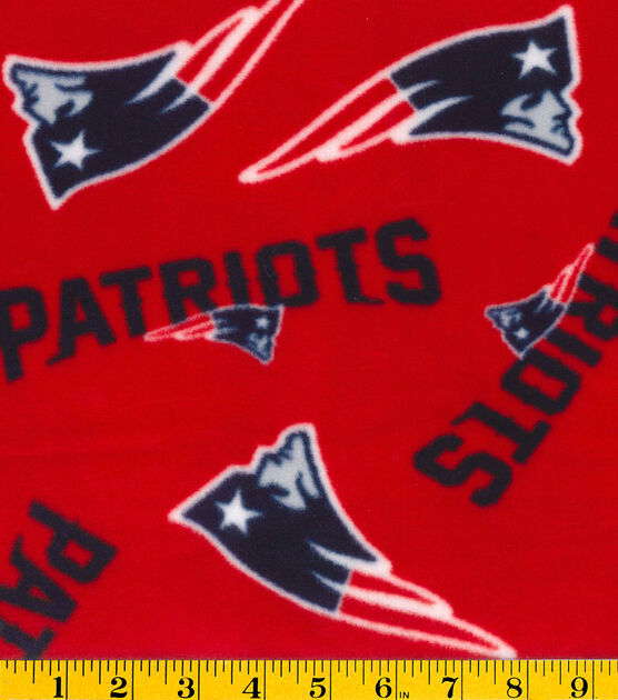 Fabric Traditions New England Patriots Fleece Fabric Red