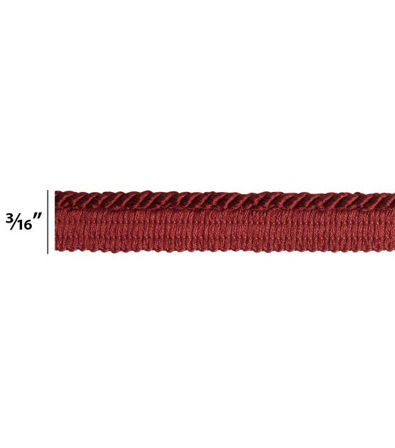 Signature Series 3/16in Brick Twisted Lip Cord, , hi-res, image 6