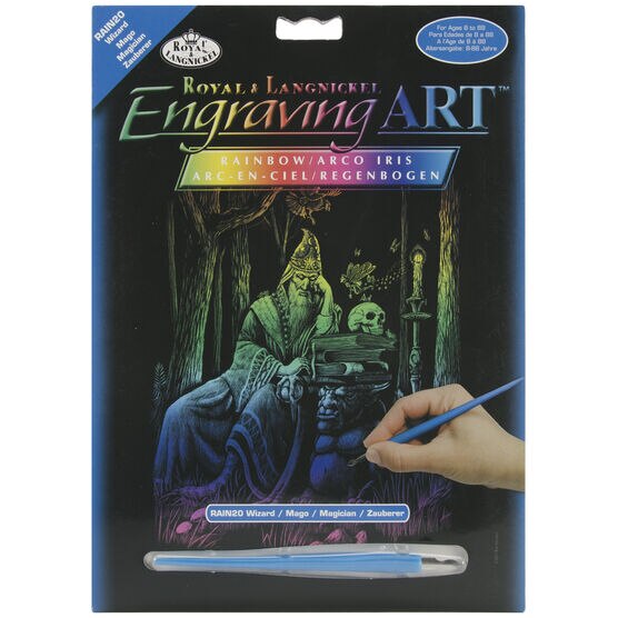 Royal & Langnickel Rainbow Foil Engraving Art Kit Wizard