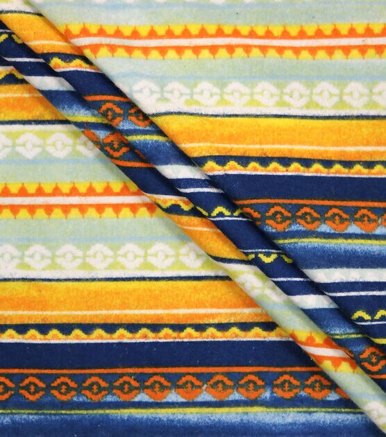 Sunset Stripe Super Snuggle Flannel Fabric, , hi-res, image 2