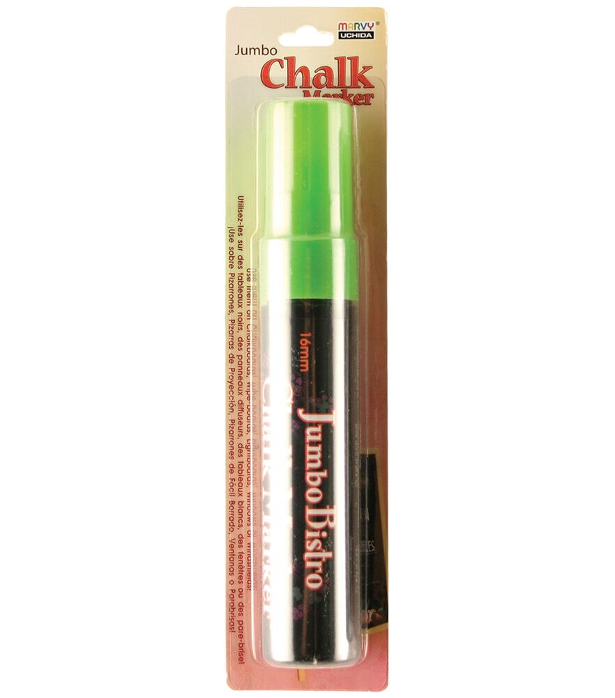 Marvy Uchida Jumbo Bistro Chalk Marker, Fluorescent Blue, swatch