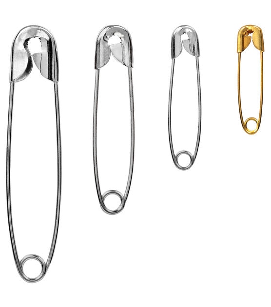 50ct Silver & Gold Safety Pins by Top Notch, , hi-res, image 2