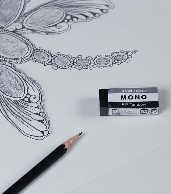 Tombow 5pk Mono Black Plastic Erasers, , hi-res, image 6