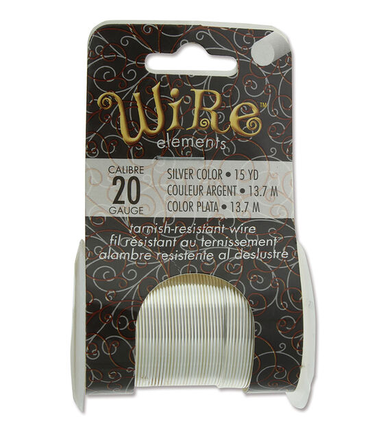 Wire Elements 20 Gauge 15yds Tarnish Resistant Wire Silver