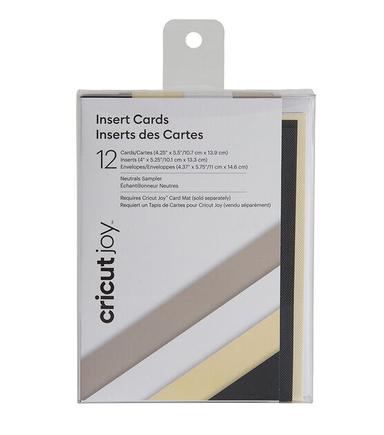 Cricut Joy 36ct Neutrals Sampler A2 Insert Cards