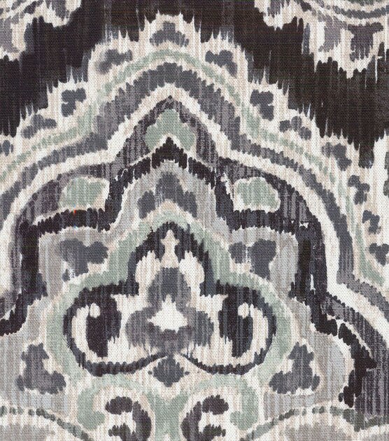 Waverly Upholstery Decor Fabric Artesanias Ikat Graphite, , hi-res, image 3