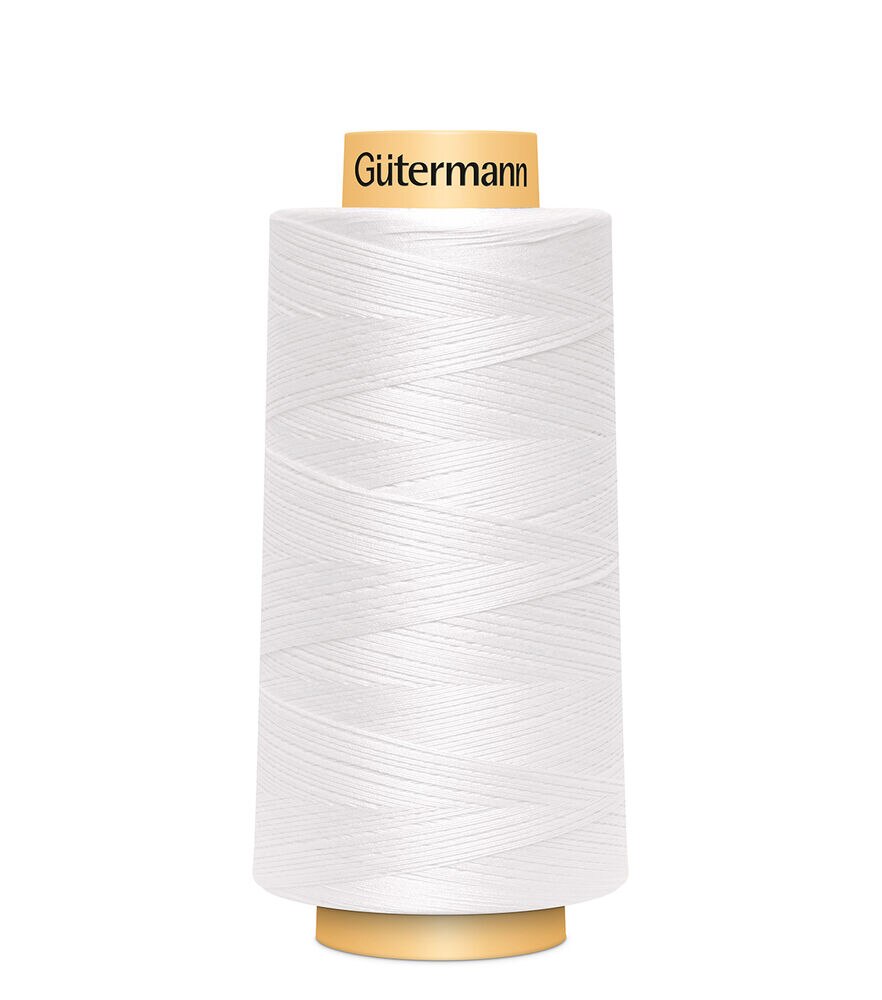 Natural Cotton Thread 250m/273yds White - 077780014381