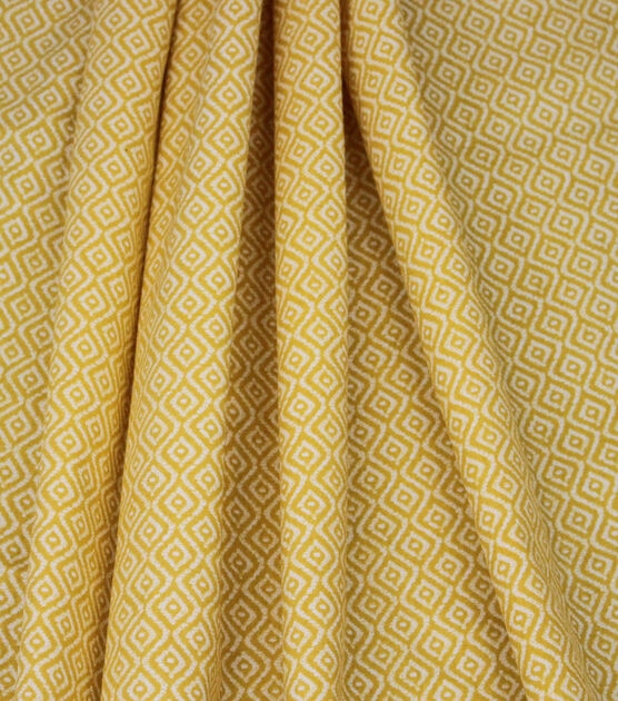 Rythym Canary Cotton Canvas Fabric, , hi-res, image 2