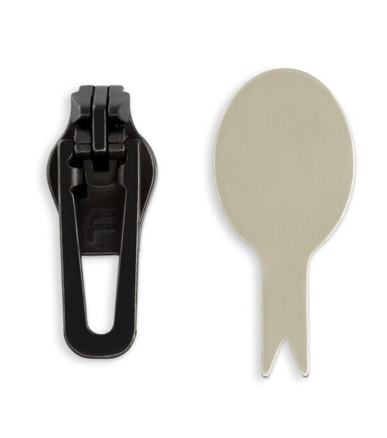 Dritz Fix-A-Zipper Replacement Slider Kit, Coil Zipper, Gunmetal, , hi-res, image 6