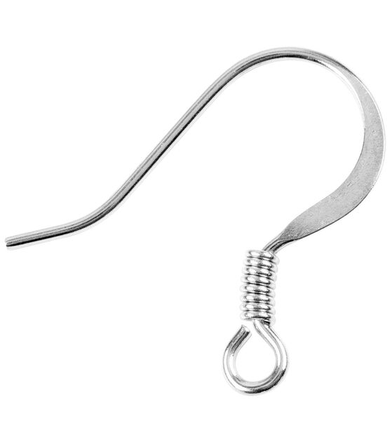 4" Stainless Steel Fish Hook Ear Wires 24pk by hildie & jo, , hi-res, image 2