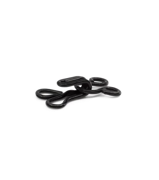 Dritz Hooks & Eyes, 14 pc, Black, Size 1, , hi-res, image 2