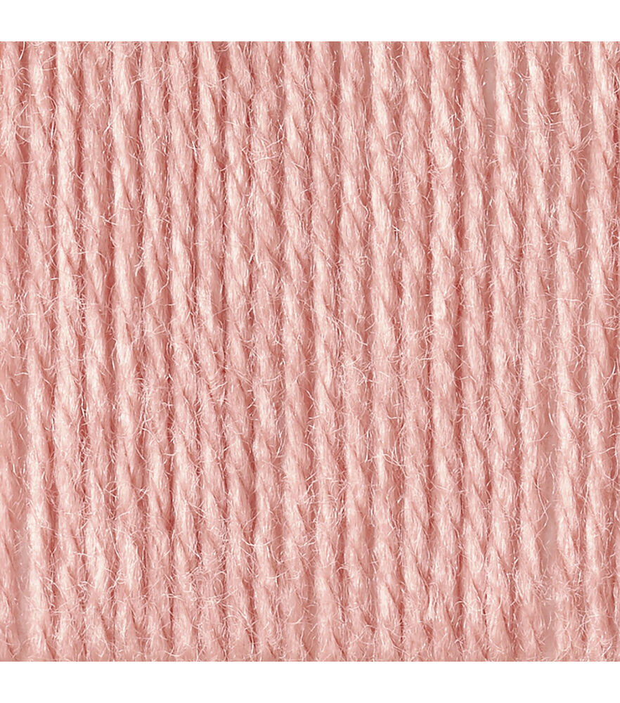 Bernat Softee Baby Light Weight Acrylic Yarn, Soft Peach, swatch, image 4