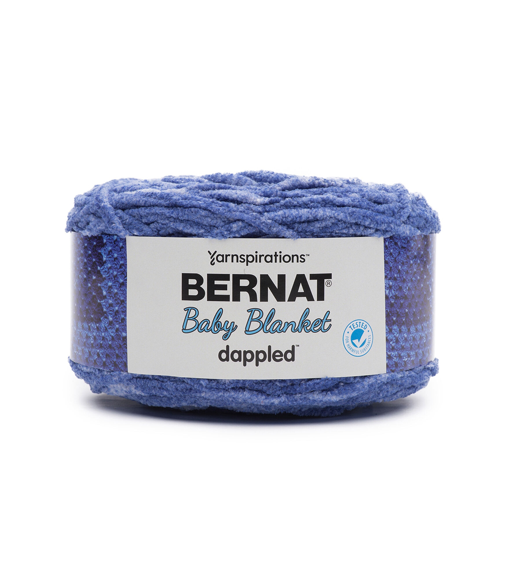 Bernat Baby Blanket Dappled 220yds Super Bulky Polyester Yarn, Wandering Blue, hi-res