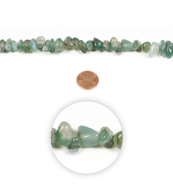 Moss Agate Stone Strung Beads by hildie & jo