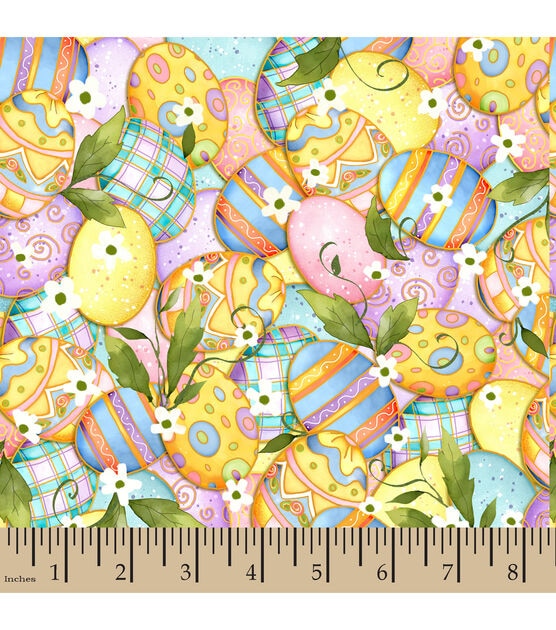 Springs Creative Packed Eggs Holiday Inspirations Cotton Fabric, , hi-res, image 2