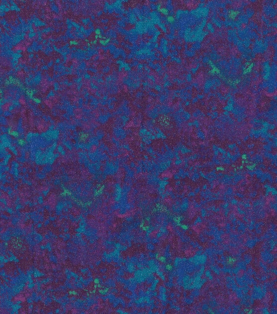 Fabric Traditions Green Tie Dye Glitter Cotton Fabric by Keepsake Calico, , hi-res, image 2