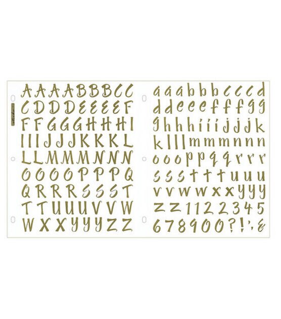 Vintage Glitter Alphabet Letters Stickers-acid Free Clear Alphabet Letter  Stickers-cursive, Block Letter Stickers-scrapbook Letter Stickers 