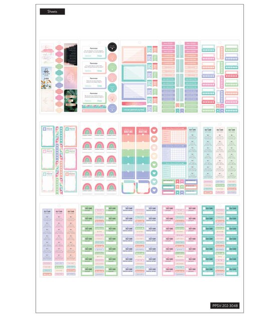689pc Mood Tracking Happy Planner Sticker Pack, , hi-res, image 2