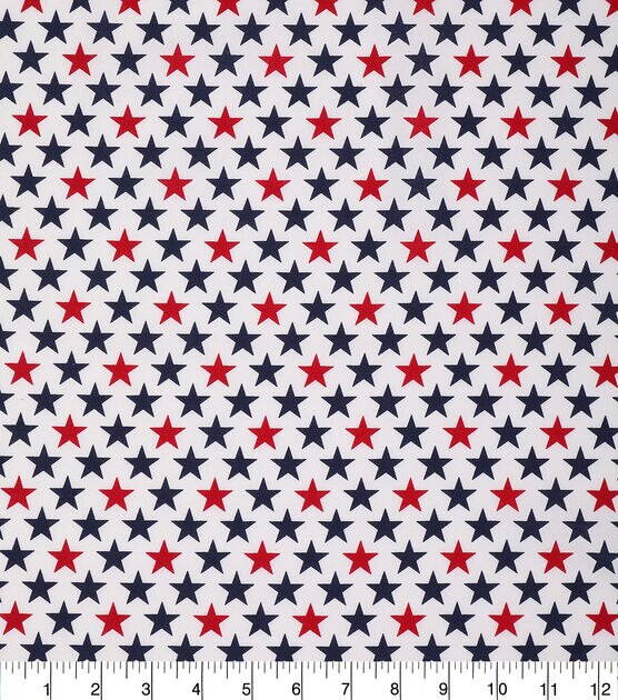 Bold Stars Patriotic Cotton Fabric, , hi-res, image 2