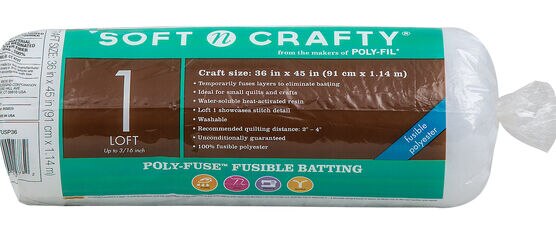 Fairfield Soft N Crafty Poly Fuse Batting 36x45