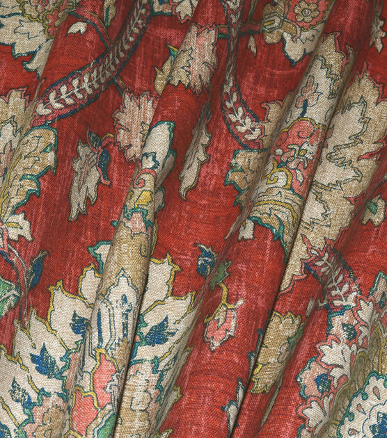 Waverly Upholstery Fabric Castleford Garnet, , hi-res, image 2