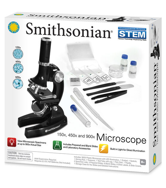 Smithsonian 36pc Microscope STEM Kit