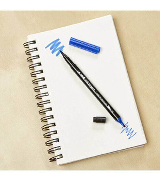 KINGART Dual Tip Brush Pen Art Markers Set of 48 Unique Colors, , hi-res, image 8