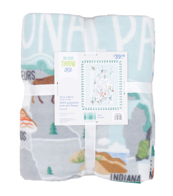 72" Wide National Park No Sew Fleece Blanket, , hi-res, image 2