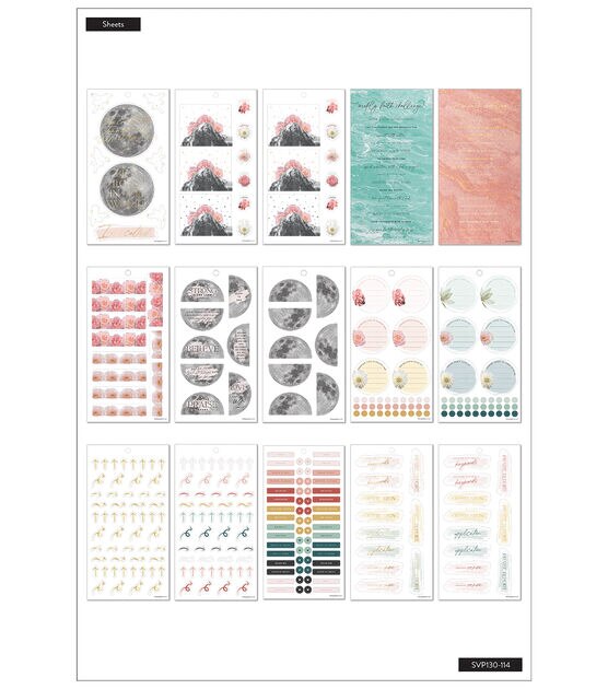 636pc Faith Be Still Happy Planner Sticker Pack, , hi-res, image 3