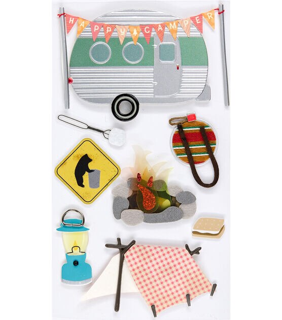 Jolee’s Boutique Stickers Camping