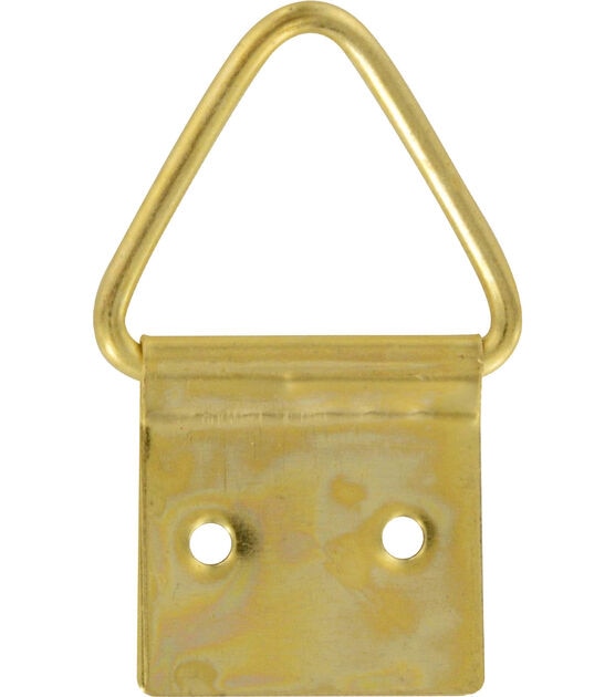OOK Small Brass Triangle Hangers - 2pcs