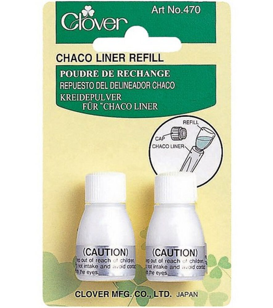 Clover Chaco Liner Refill, White, swatch