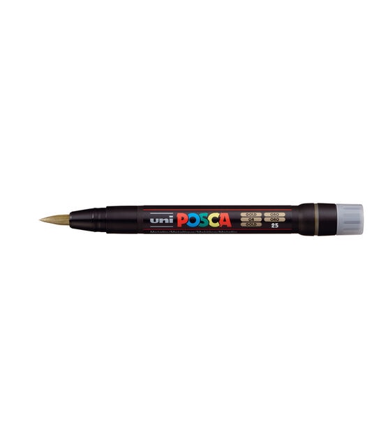 POSCA Brush Tip Paint Marker, , hi-res, image 1