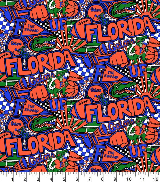 University of Florida Gators Cotton Fabric Pop Art, , hi-res, image 2